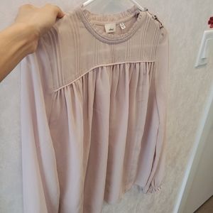 ARITZIA WILFRED Pink Blouse